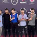 فضية وبرونزيتان للمنتخب الوطني في بطولة آسيا للشباب لفنون القتال المختلطة