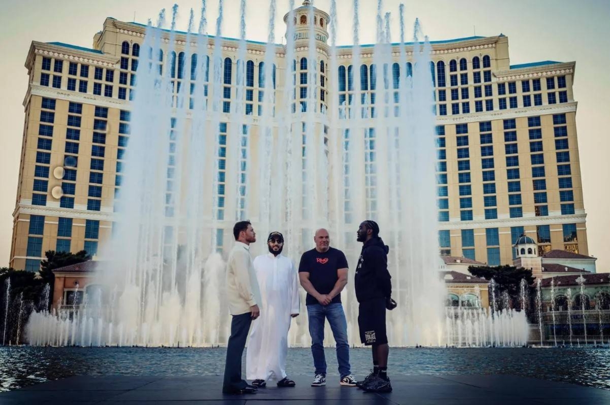 تركي آل الشيخ يحضر أول مواجهة «Face Off» بين كانيلو وكروفورد في لاس فيغاس تركي آل الشيخ يحضر أول مواجهة «Face Off» بين كانيلو وكروفورد في لاس فيغاس