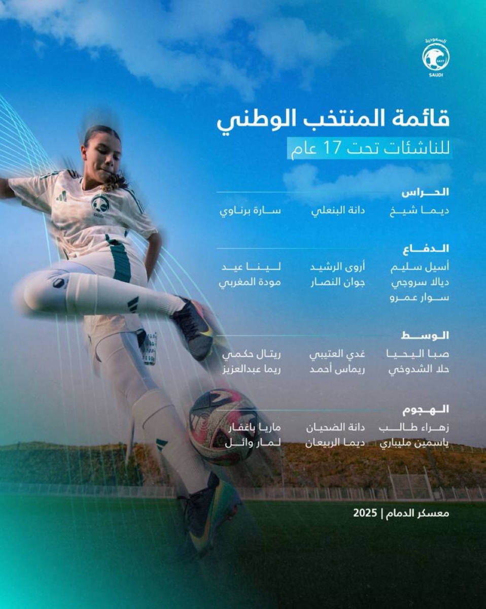 استعدادات مكثفة لأخضر الناشئات في معسكر الدمام قبل تصفيات كأس آسيا استعدادات مكثفة لأخضر الناشئات في معسكر الدمام قبل تصفيات كأس آسيا