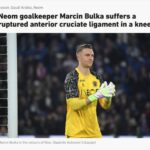لإصابته بقطع في الرباط الصليبي.. نيوم يفقد حارسه البولندي مارسين