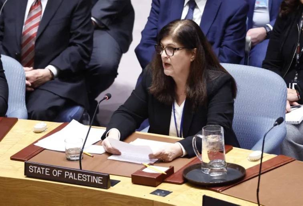 وزيرة الخارجية الفلسطينية: الاعتراف ببلادنا خطوة نحو السلام وزيرة الخارجية الفلسطينية: الاعتراف ببلادنا خطوة نحو السلام