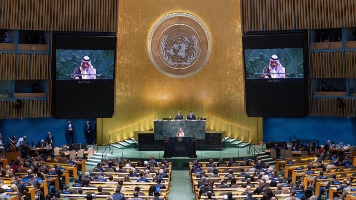 بيان سعودي - فرنسي: اعتماد إعلان نيويورك خطوة حاسمة نحو حلّ الدولتين وإنهاء الحرب في غزة