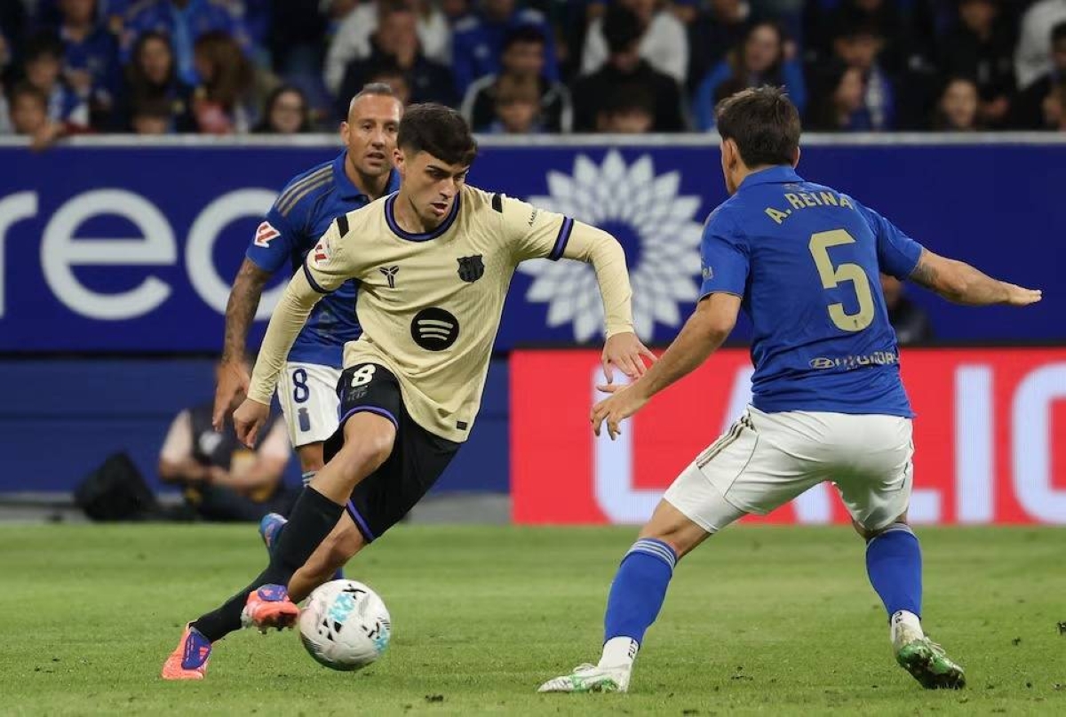الدوري الإسباني.. برشلونة يهزم أوفييدو ويُضيّق الخناق على الريال