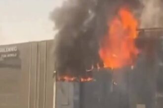 حريق يلتهم مجمعاً تجارياً في «زيونة بغداد»