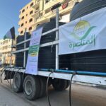 الهيئة الخيرية تنفذ أكبر حملة لسقيا الماء في جنوب وشمال قطاع غزة