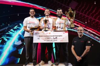 الحسين التقنية تختتم البطولة الوطنية الرابعة لروبوتات السومو بتتويج فريقها بطلا شاملا الحسين التقنية تختتم البطولة الوطنية الرابعة لروبوتات السومو بتتويج فريقها بطلا شاملا