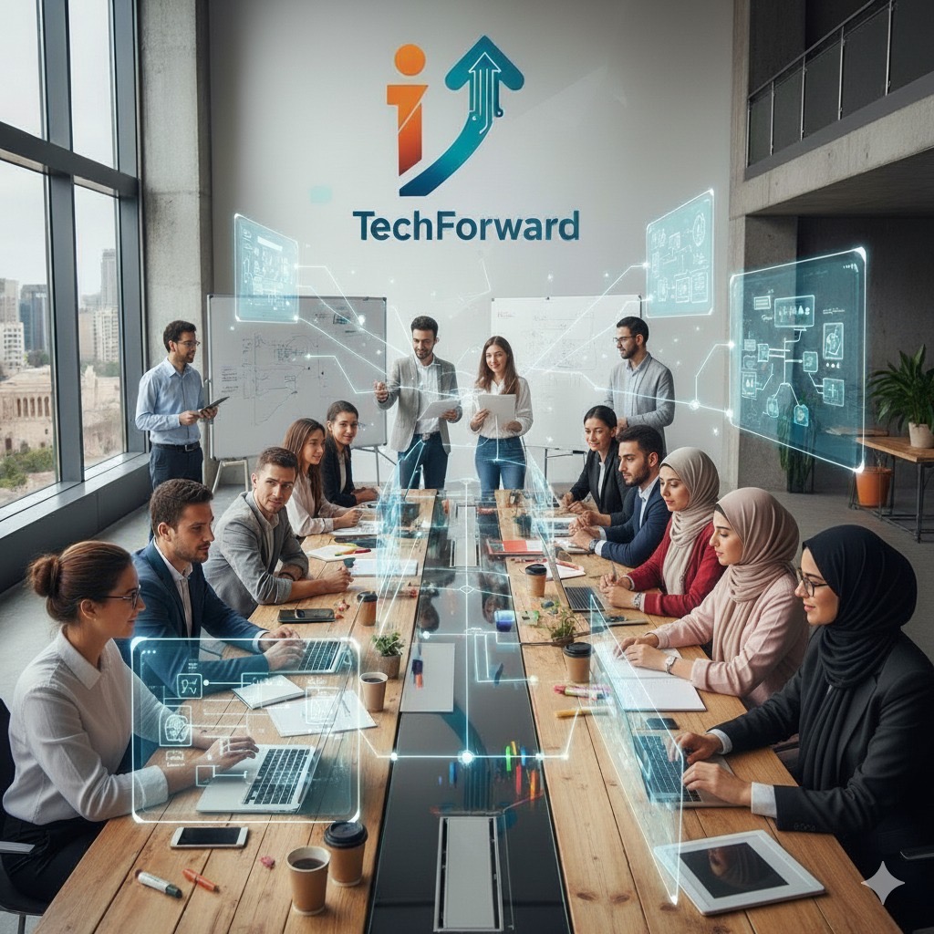 “إنتاج” تطلق مشروع “TechForward” لربط مشاريع التخرج الجامعية بشركات تكنولوجيا المعلومات المحلية “إنتاج” تطلق مشروع “TechForward” لربط مشاريع التخرج الجامعية بشركات تكنولوجيا المعلومات المحلية