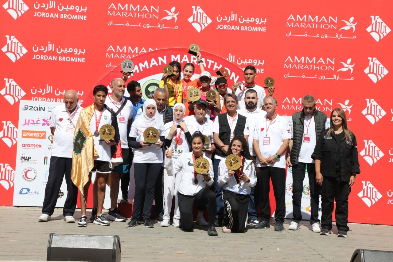 اختتام فعاليات النسخة الخامسة عشرة من “برومين ماراثون عمّان” بنجاح متميز ومشاركة دولية واسعة