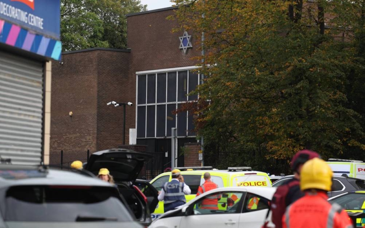 هجوم على معبد يهودي في مانشستر