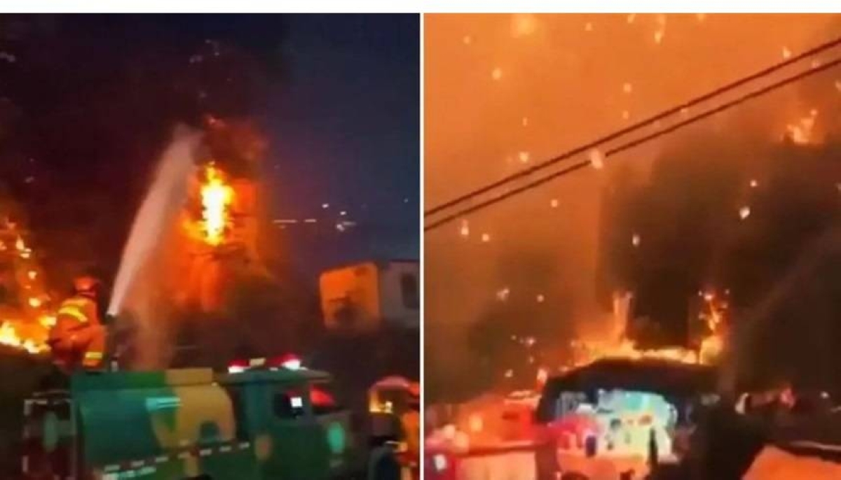 تقنية «ألعاب نارية» تتحول لكارثة صينية تمطر كتلاً مشتعلة