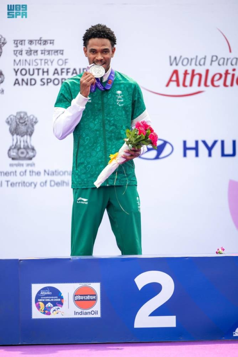 5 ميداليات ملونة لأخضر «البارالمبية» في بطولة العالم لألعاب القوى 5 ميداليات ملونة لأخضر «البارالمبية» في بطولة العالم لألعاب القوى