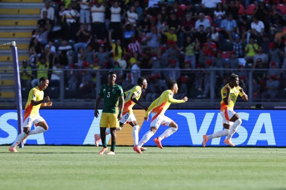 المنتخب الكولومبي يهزم جنوب أفريقيا ويتأهل لربع نهائي مونديال الشباب المنتخب الكولومبي يهزم جنوب أفريقيا ويتأهل لربع نهائي مونديال الشباب