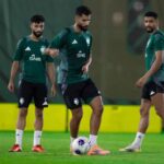 شهد غياب الحمدان عن المران.. الأخضر يواصل استعداده للعراق