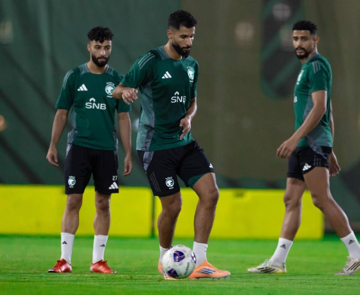 شهد غياب الحمدان عن المران.. الأخضر يواصل استعداده للعراق شهد غياب الحمدان عن المران.. الأخضر يواصل استعداده للعراق