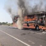 مأساة في الهند.. 20 قتيلاً في حريق حافلة بسبب «تماس»