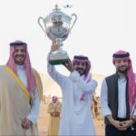 ولي عهد الأردن يُتوّج المنتخب السعودي بكأس العرب للهجن