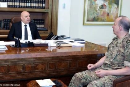 رئيس لبنان يطالب الجيش بالتصدي للتوغل الإسرائيلي