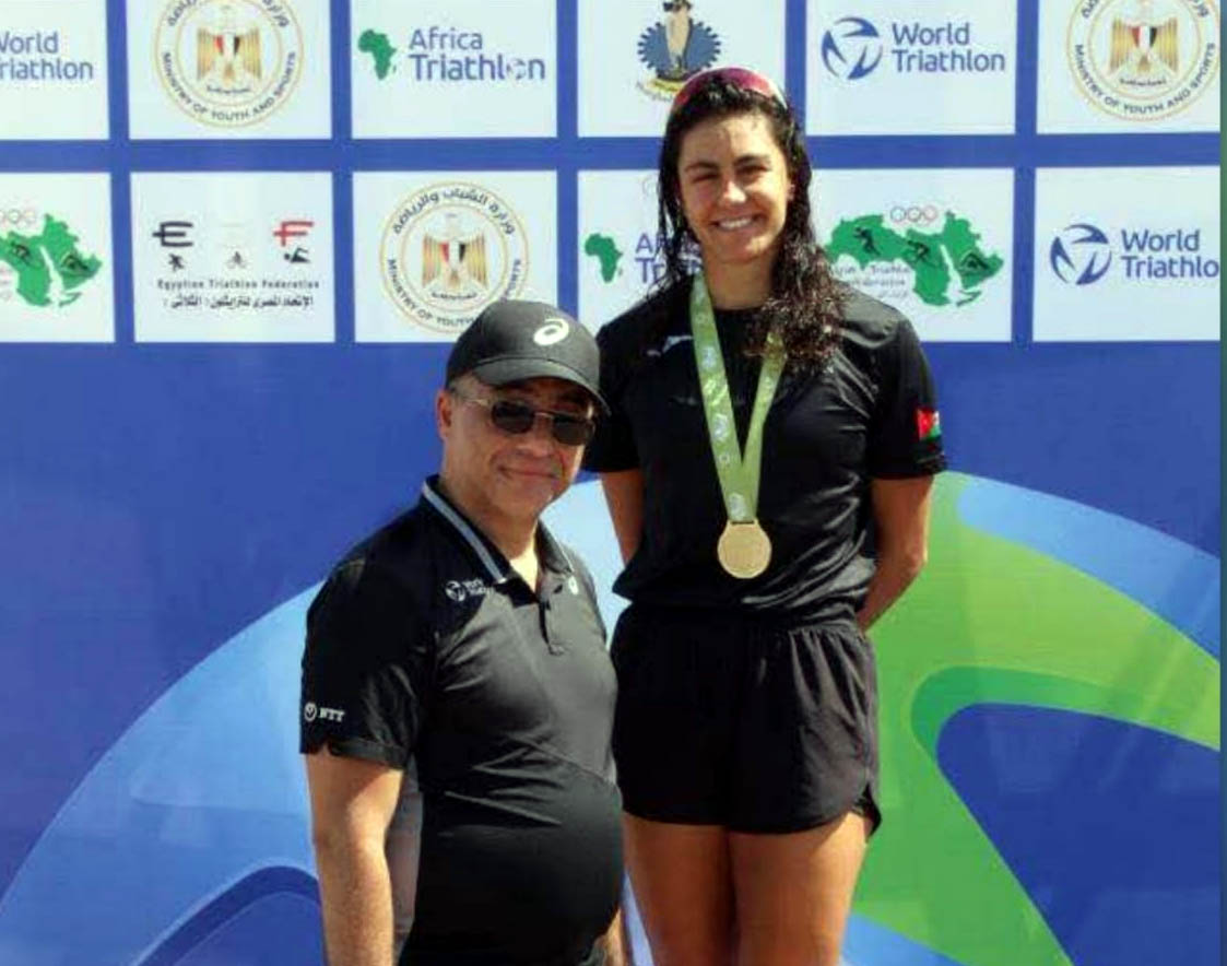 ميدالية ذهبية للأردن بالبطولة العربية للترايثلون