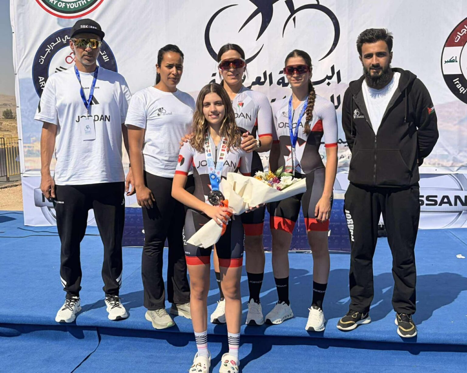 الأردن يحرز الميدالية الفضية في البطولة العربية للدراجات الأردن يحرز الميدالية الفضية في البطولة العربية للدراجات