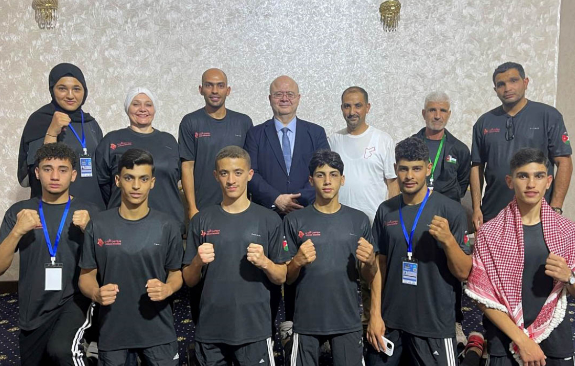 السفير الأردني في أوزبكستان يزور بعثة منتخب “الكيك بوكسينغ” السفير الأردني في أوزبكستان يزور بعثة منتخب “الكيك بوكسينغ”