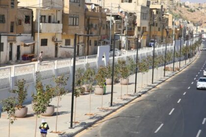 الأمانة تباشر أعمال توسعة شارع الجيش في منطقة المحطة الأمانة تباشر أعمال توسعة شارع الجيش في منطقة المحطة