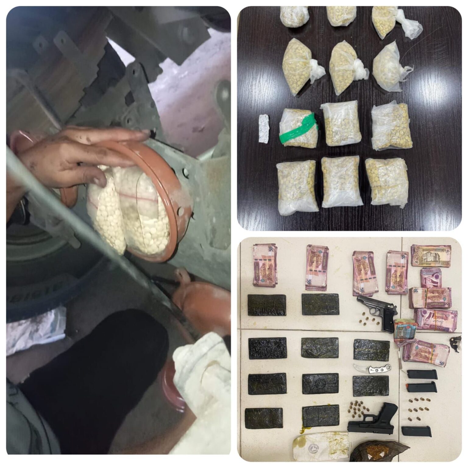 القبض على 13 متورطاً بترويج المخدرات وتضبط بحوزتهم كميات كبيرة من المواد المخدرة