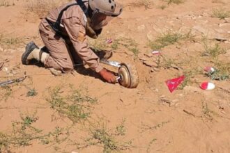 «مسام» ينزع (1,105) ألغام من الأراضي اليمنية خلال أسبوع