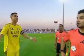 ماذا دار بين رونالدو والحكم عبدالله الشهري؟