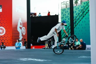 ختام منافسات بطولة العالم للدراجات الحضرية في الرياض