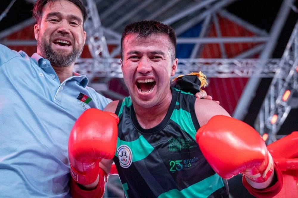 «جهانجير» أول أفغاني يهدي بلاده ذهبية في التاريخ «جهانجير» أول أفغاني يهدي بلاده ذهبية في التاريخ