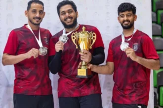 الريشة الطائرة.. ذهب للأخدود وفضية للفاروق