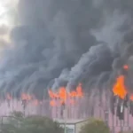 خسائر بالمليارات.. حريق مدمر يلتهم مركزاً لوجستياً للأزياء في كوريا الجنوبية