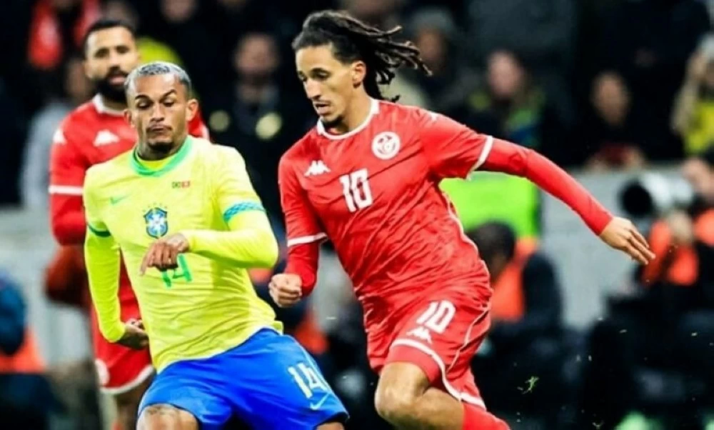 تونس تُحرج البرازيل في ودّية مثيرة تونس تُحرج البرازيل في ودّية مثيرة