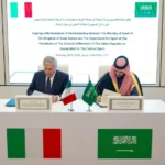 عبدالعزيز الفيصل يوقع مذكرة تفاهم مع إدارة الرياضة في إيطاليا