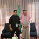 سفير خادم الحرمين الشريفين بطاجيكستان يستقبل النصر السعودي