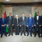 القضاة يبحث مع رئيس هيئة المنافذ البرية السورية تسهيل اجراءات التجارة وتطوير المنطقة الحرة