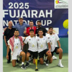 المنتخب الوطني للتنس يظفر بلقب بطولة الفجيرة