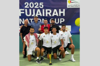 المنتخب الوطني للتنس يظفر بلقب بطولة الفجيرة