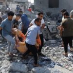 استشهاد طفلين بنيران مسيرة إسرائيلية شرق خانيونس​ 