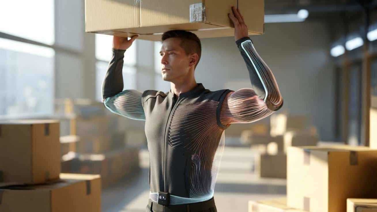 روبوت بعضلات خارقة قابل للارتداء روبوت بعضلات خارقة قابل للارتداء