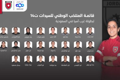 منتخب الواعدات لكرة القدم يختار 23 لاعبة لبطولة غرب آسيا