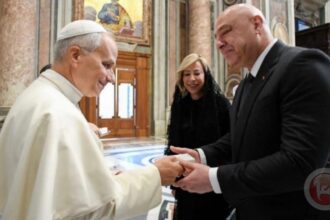 بابا الفاتيكان يؤكد ضرورة حل الدولتين واقامة الدولة الفلسطينية​ 