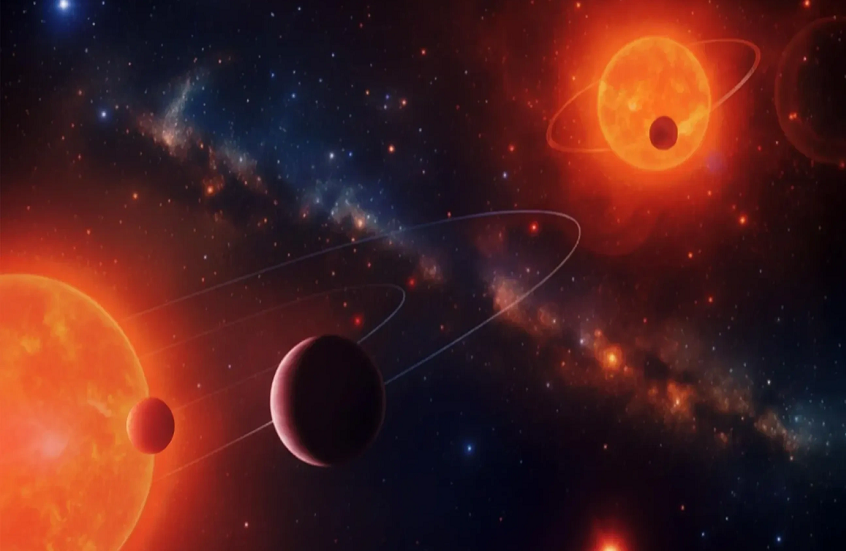 اكتشاف مذهل.. ثلاثة كواكب بحجم الأرض تدور حول نظام نجمي ثنائي قريب اكتشاف مذهل.. ثلاثة كواكب بحجم الأرض تدور حول نظام نجمي ثنائي قريب