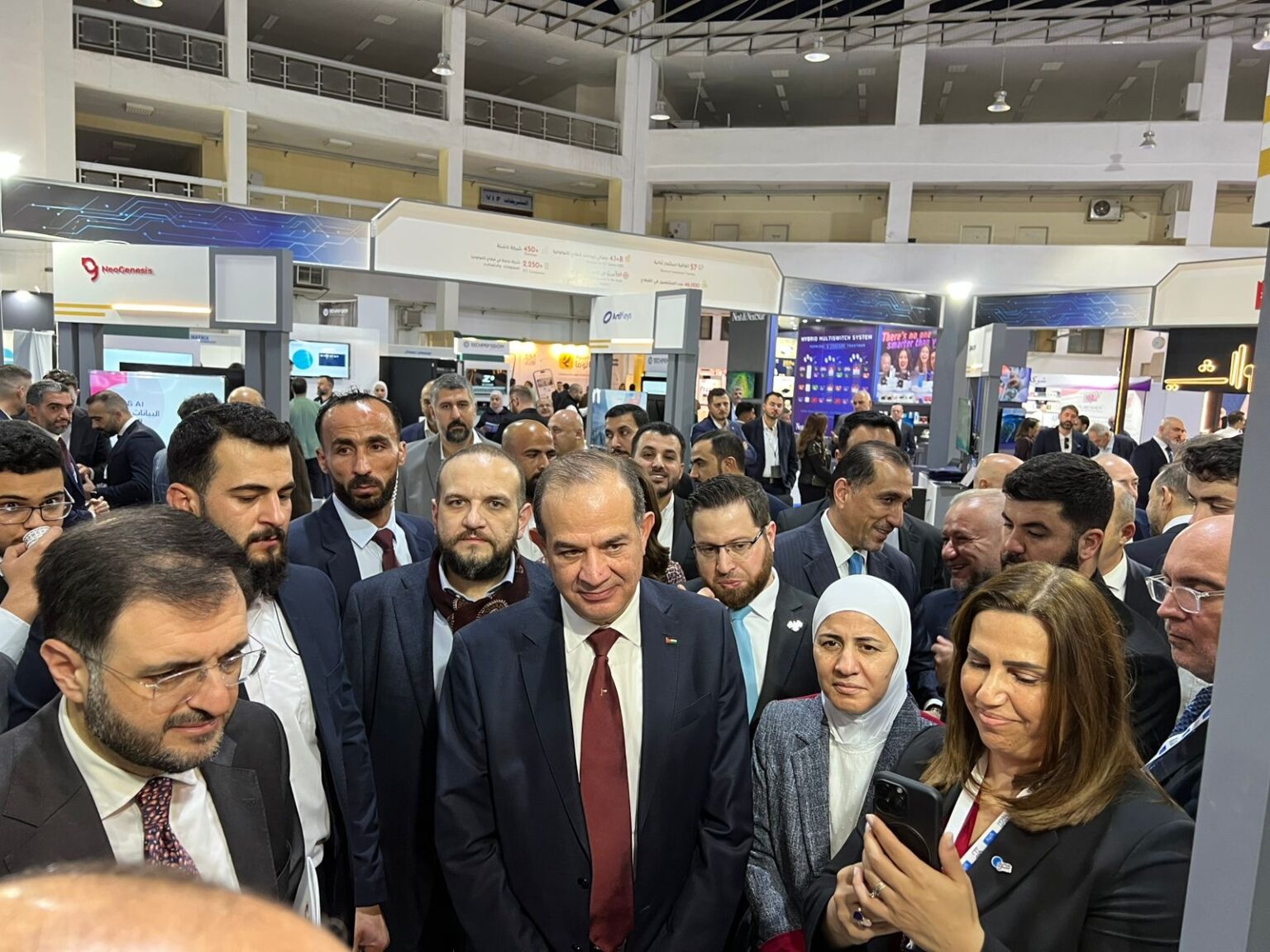 “إنتاج” تنظّم الجناح الأردني الأول في معرض “هايتك” بسوريا بمشاركة 14 شركة أردنية