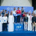 بن جلوي يُتوِّج الفائزين ببطولة آسيا للترايثلون للشباب