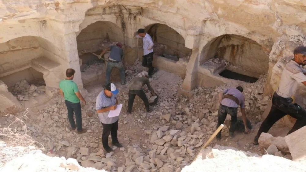 «الآثار السورية»: اكتشاف مدافن أثرية في معرة النعمان «الآثار السورية»: اكتشاف مدافن أثرية في معرة النعمان