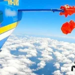 «مظلي» ينجو بأعجوبة بعد تعلق المظلة في الطائرة