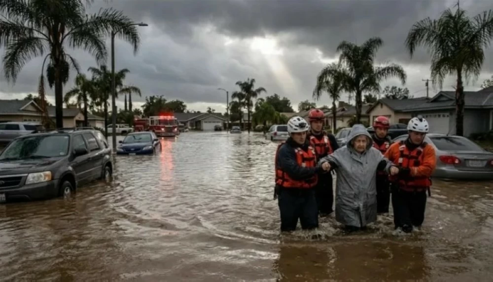 لوس أنجلوس تغرق.. وفيات وإجلاء وانقطاع كهرباء لوس أنجلوس تغرق.. وفيات وإجلاء وانقطاع كهرباء