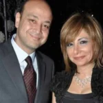 عمرو أديب ولميس الحديدي يتجاهلان الطلاق ويدعمان المنتخب المصري