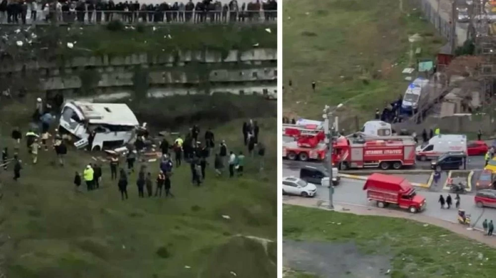 «أمطار تركيا»: سقوط حافلة في وادٍ يقتل ويصيب 12 شخصاً